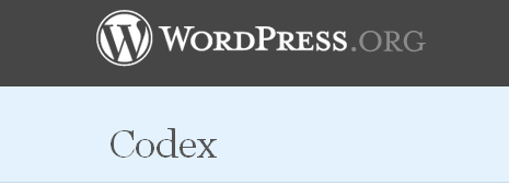 wordpress codex